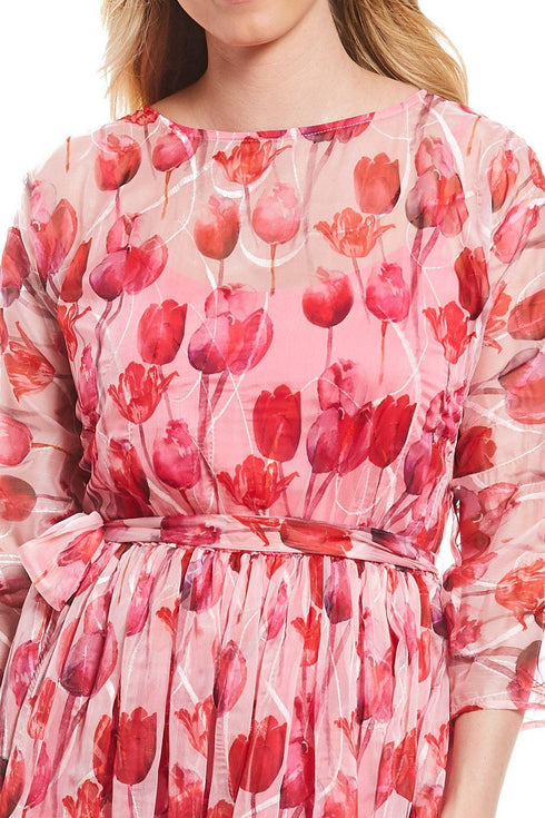 Pink Tulip Maxi Dress